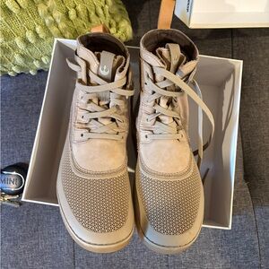 Clarks Tan High-Top Sneakers